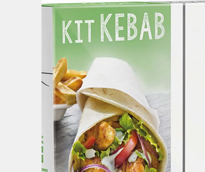 Kit Kebab (2,Pão pitta e molho)